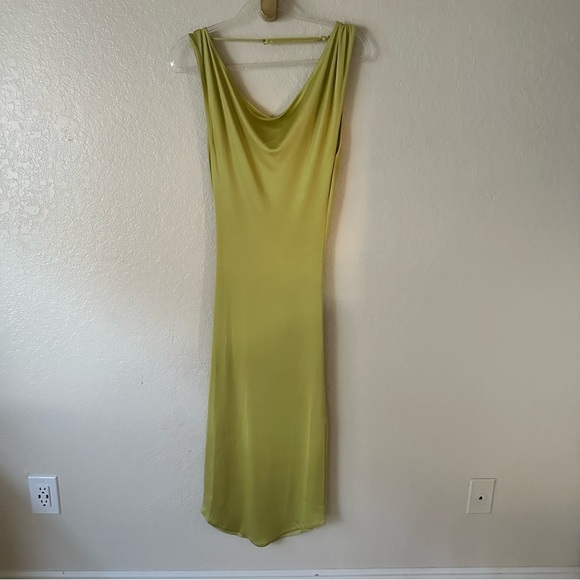New Asta Resort Chloe Dress in Chartreuse size S - Picture 5 of 11
